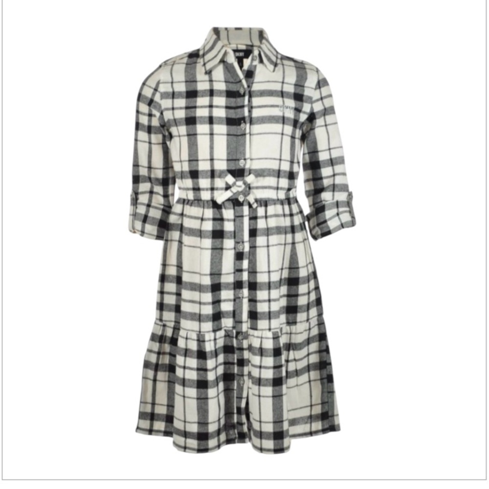 DKNY Girl dress size 5 off white 100% cotton
